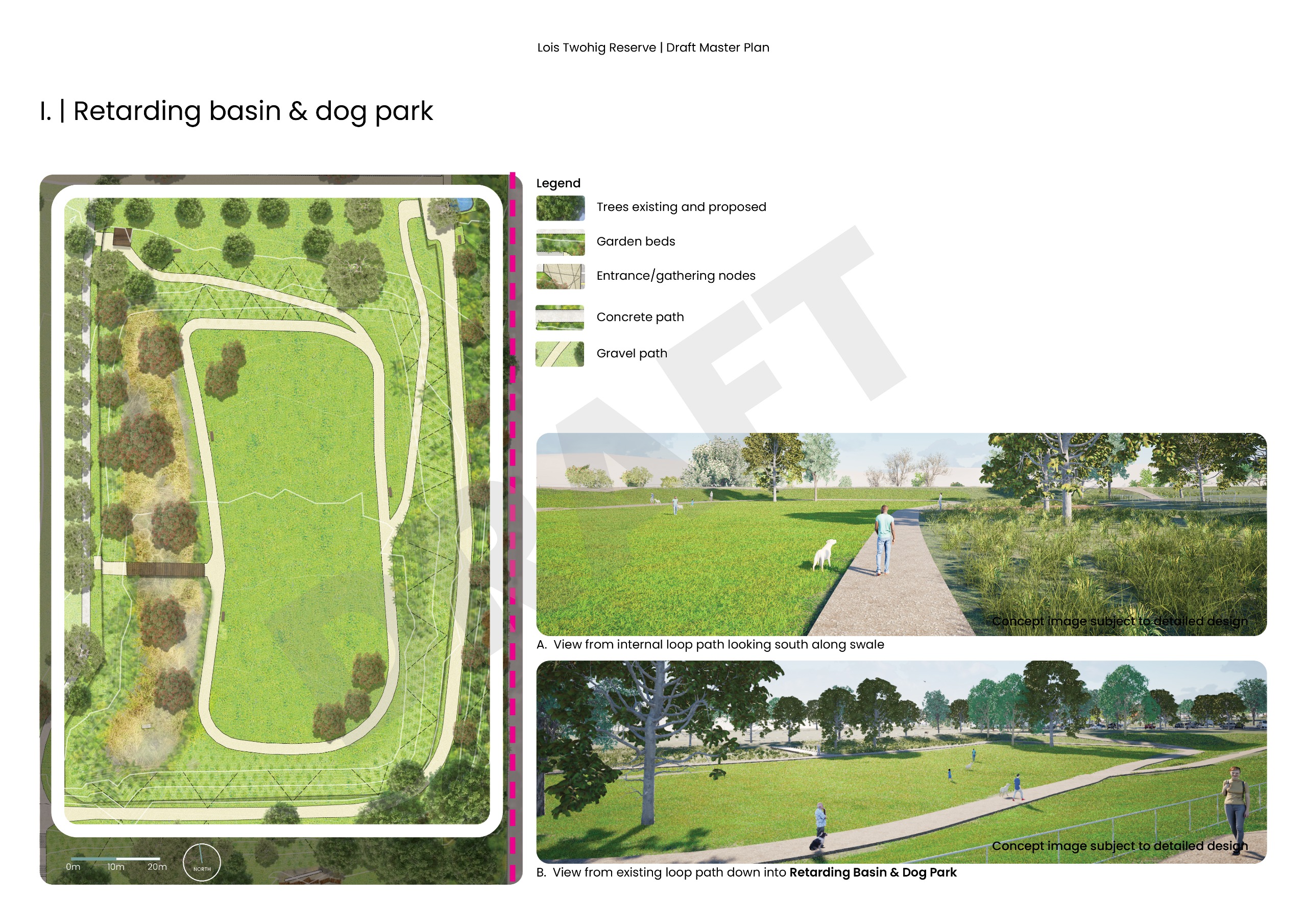 Precinct map and artist diagrams