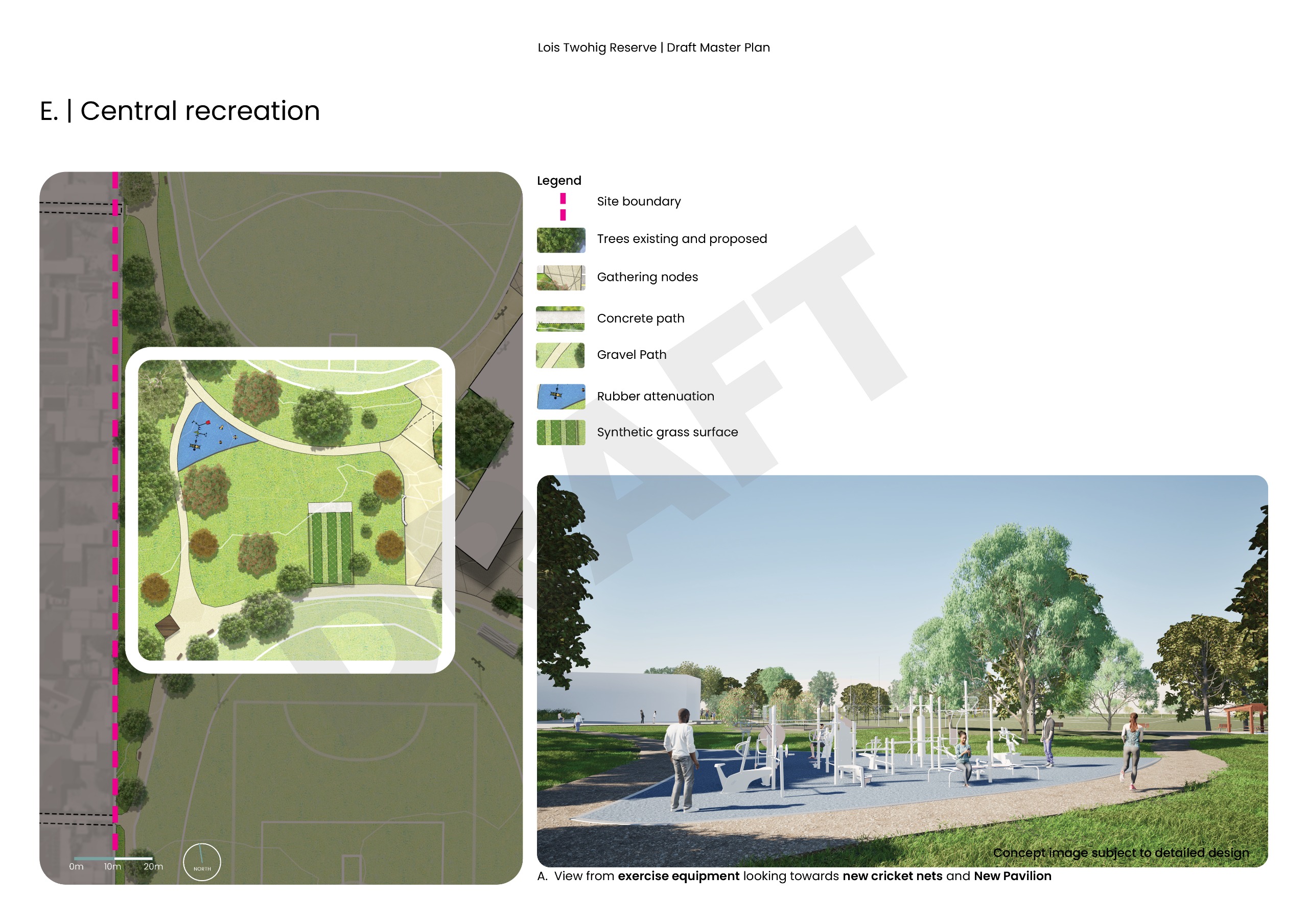 Precinct map and artist diagrams