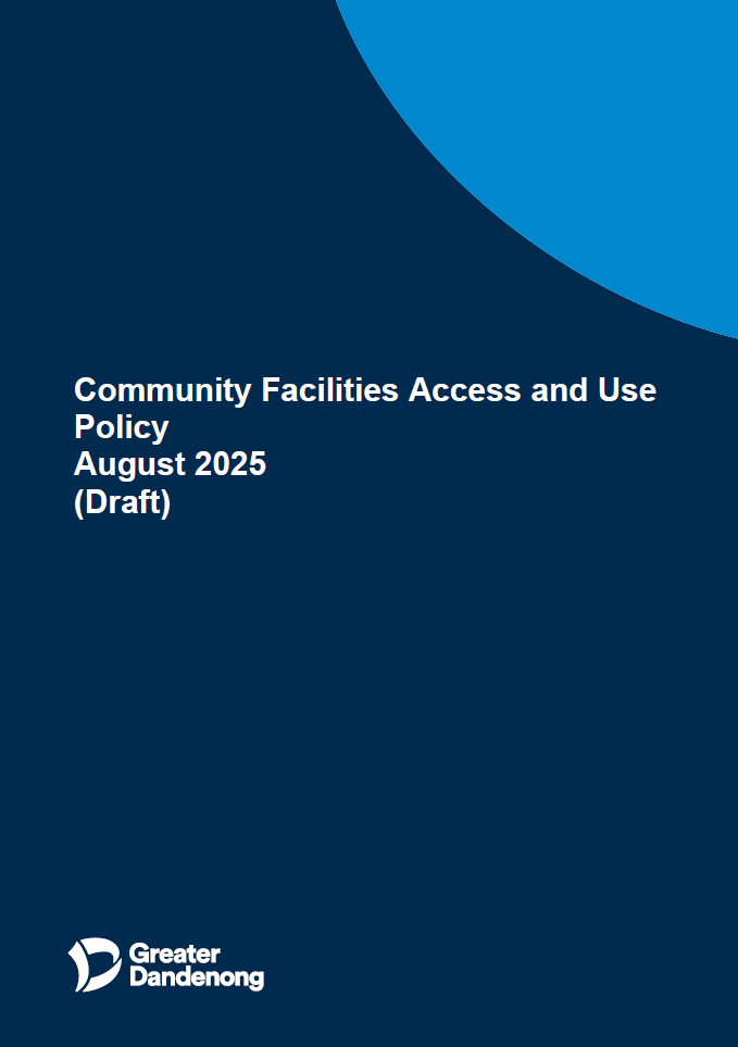 Front cover of the Policy