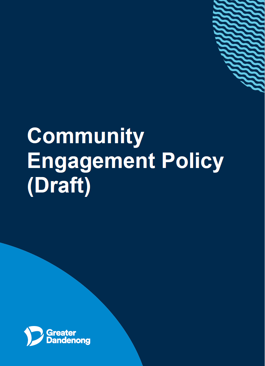 Front cover of the Policy