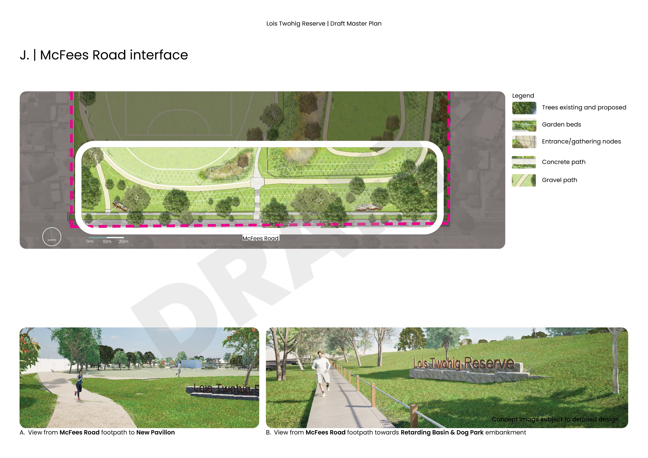 Precinct map and artist diagrams