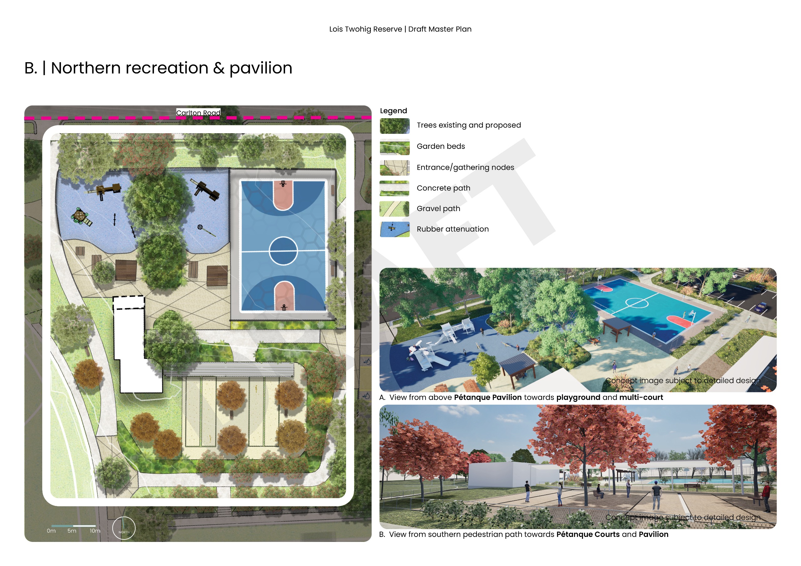 Precinct map and artist diagrams