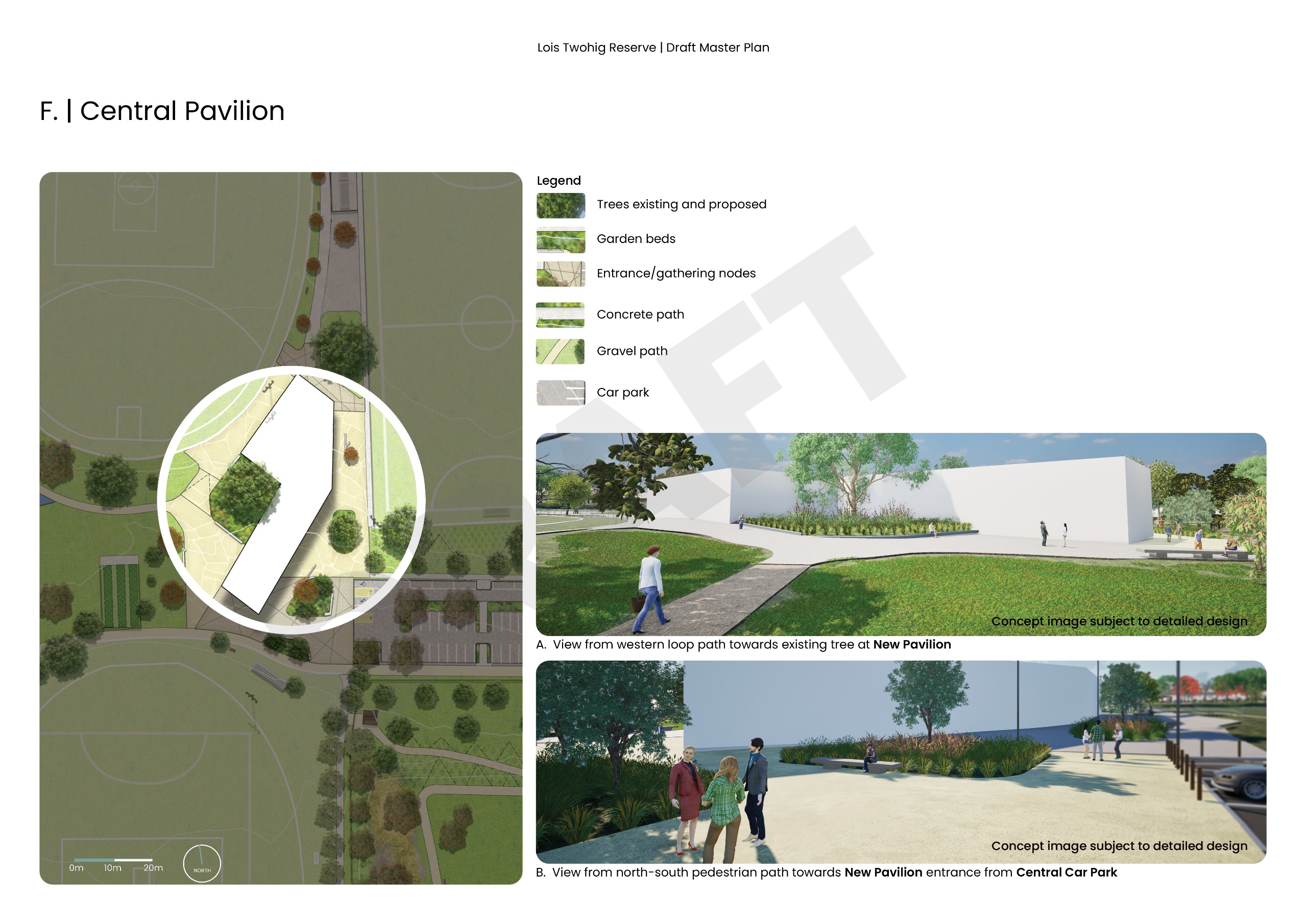 Precinct map and artist diagrams