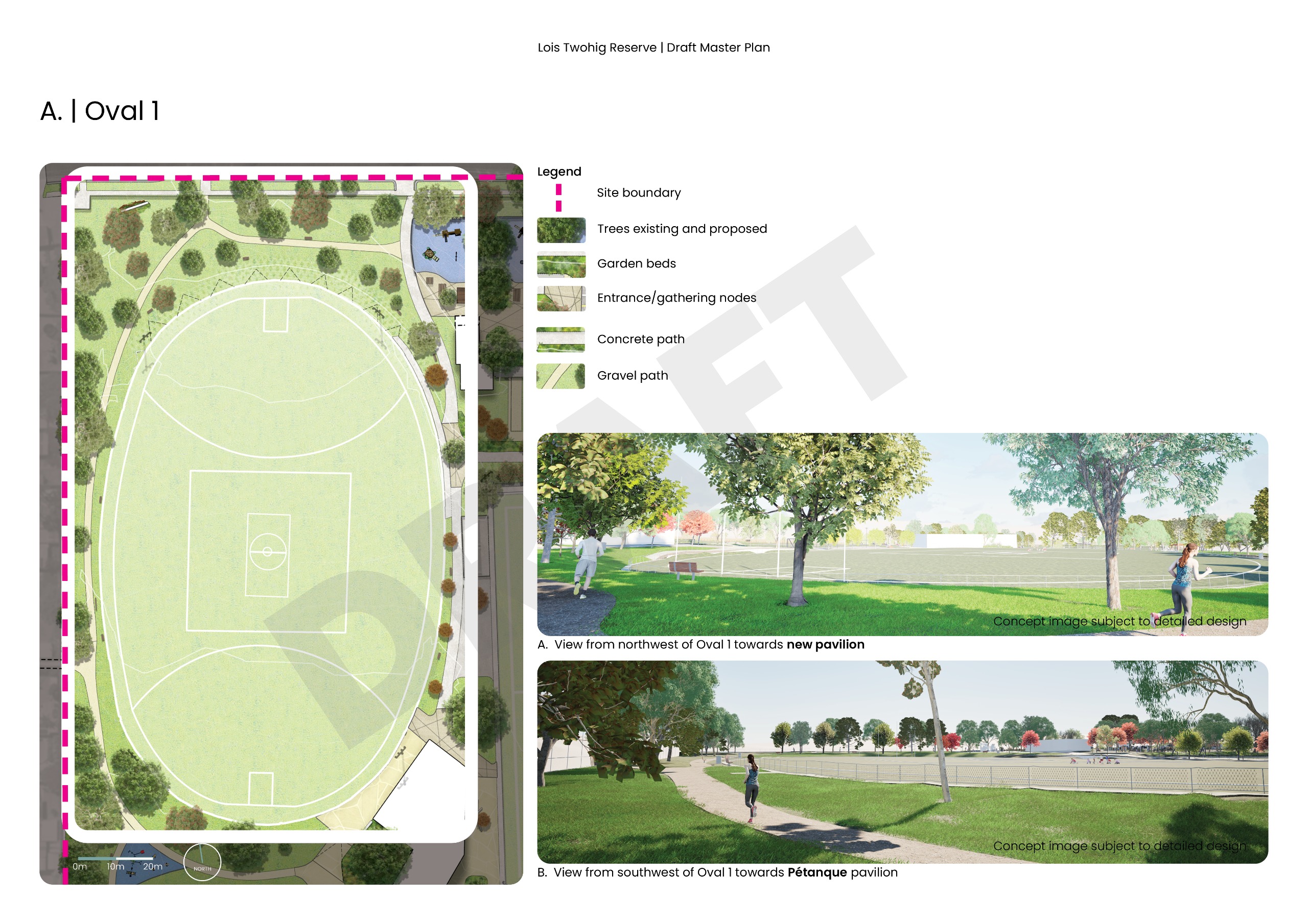 Precinct map and artist diagrams