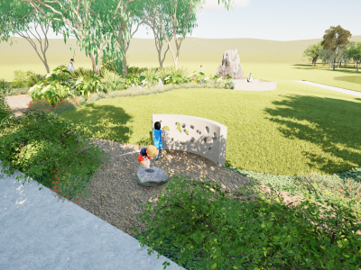 ​Viewing window and sensory play